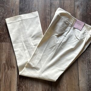 NWT Ann Taylor Audrey Pant Cream 0P